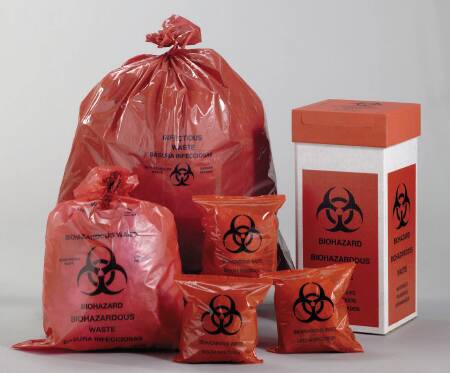 Bag Biohazard Waste Bag Medegen Medical Products .. .  .  